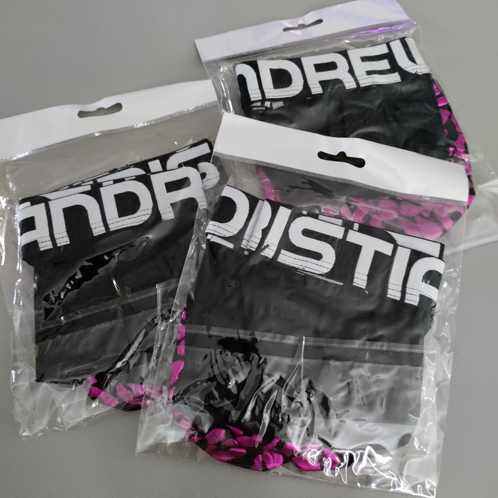 Andrew Christian Med jock leopard print purple pink fuschia metallic S M L N… - Picture 8 of 9